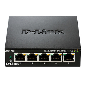 D-Link DGS-105, No administrado, Bidireccional completo (Full duplex) D-Link DGS-105, No administrado, Bidireccional completo (Full duplex)