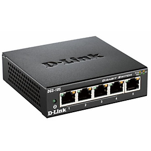 D-Link DGS-105, No administrado, L2, Gigabit Ethernet (10/100/1000), Bidireccional completo (Full duplex) DGS-105/E D-Link DGS-105, No administrado, L2, Gigabit Ethernet (10/100/1000), Bidireccional completo (Full duplex) DGS-105/E