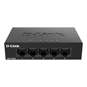 D-Link DGS-105GL/E, No administrado, Gigabit Ethernet (10/100/1000)