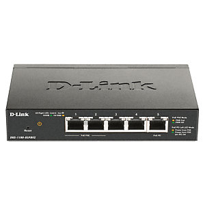 D-Link DGS-1100-05PDV2, Gestionado, Gigabit Ethernet (10/100/1000), Bidireccional completo (Full duplex), Energía sobre Ethernet (PoE)