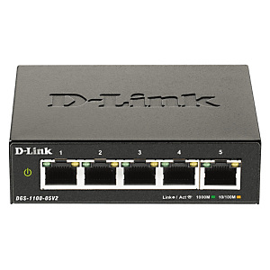 D-Link DGS-1100-05V2, Gigabit Ethernet (10/100/1000) D-Link DGS-1100-05V2, Gigabit Ethernet (10/100/1000)
