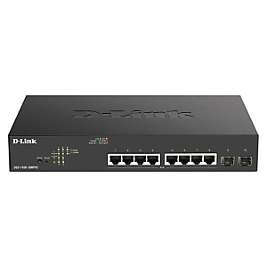 D-Link DGS-1100-10MPV2, Géré, L2, Gigabit Ethernet (10/100/1000), Connexion Ethernet, supportant l'alimentation via ce port (PoE), Grille de montage, D-Link DGS-1100-10MPV2, Géré, L2, Gigabit Ethernet (10/100/1000), Connexion Ethernet, supportant l'alimentation via ce port (PoE), Grille de montage,