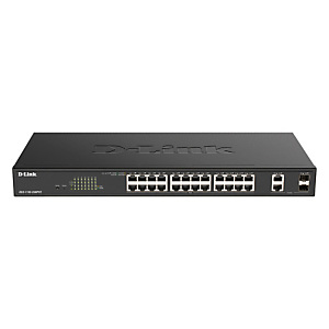 D-Link DGS-1100-26MPV2, Géré, L2, Gigabit Ethernet (10/100/1000), Full duplex, Connexion Ethernet, supportant l'alimentation via ce port (PoE), Grille D-Link DGS-1100-26MPV2, Géré, L2, Gigabit Ethernet (10/100/1000), Full duplex, Connexion Ethernet, supportant l'alimentation via ce port (PoE), Grille