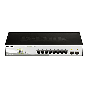 D-Link DGS-1210-10P, Gestionado, L2, Gigabit Ethernet (10/100/1000), Energía sobre Ethernet (PoE), Montaje en rack, 1U