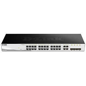 D-Link DGS-1210-24, Gestionado, L2, Gigabit Ethernet (10/100/1000), Bidireccional completo (Full duplex), Montaje en rack, 1U D-Link DGS-1210-24, Gestionado, L2, Gigabit Ethernet (10/100/1000), Bidireccional completo (Full duplex), Montaje en rack, 1U