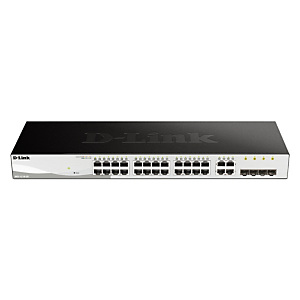 D-Link DGS-1210-28, Bidireccional completo (Full duplex), Montaje en rack, 1U D-Link DGS-1210-28, Bidireccional completo (Full duplex), Montaje en rack, 1U