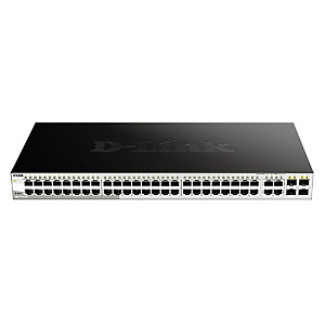 D-Link DGS-1210-48, Géré, L2, Gigabit Ethernet (10/100/1000), Full duplex, Grille de montage, 1U DGS-1210-48/M D-Link DGS-1210-48, Géré, L2, Gigabit Ethernet (10/100/1000), Full duplex, Grille de montage, 1U DGS-1210-48/M