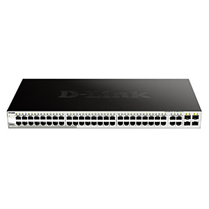 D-Link DGS-1210-48, Géré, L2, Gigabit Ethernet (10/100/1000), Full duplex, Grille de montage, 1U D-Link DGS-1210-48, Géré, L2, Gigabit Ethernet (10/100/1000), Full duplex, Grille de montage, 1U
