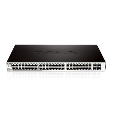 D-Link DGS-1210-52, Géré, L2, Gigabit Ethernet (10/100/1000), Full duplex, Grille de montage, 1U - 1