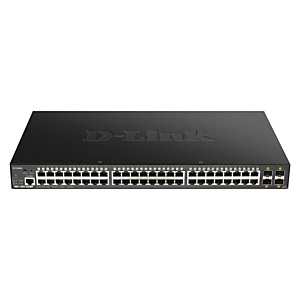 D-Link DGS-1250-52XMP, Géré, L3, Aucun, Connexion Ethernet, supportant l'alimentation via ce port (PoE), Grille de montage D-Link DGS-1250-52XMP, Géré, L3, Aucun, Connexion Ethernet, supportant l'alimentation via ce port (PoE), Grille de montage