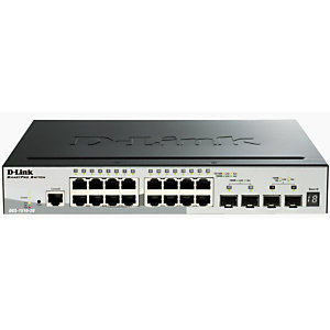 D-Link DGS-1510-20, Gestionado, L3, Gigabit Ethernet (10/100/1000), Bidireccional completo (Full duplex), Montaje en rack