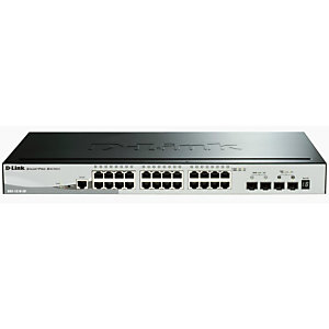 D-Link DGS-1510, Géré, L3, Gigabit Ethernet (10/100/1000), Full duplex, Grille de montage DGS-1510-28X