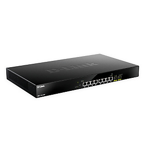 D-Link DMS-1100-10TP, Géré, L2, 2.5G Ethernet (100/1000/2500), Connexion Ethernet, supportant l'alimentation via ce port (PoE), Grille de montage, 1U D-Link DMS-1100-10TP, Géré, L2, 2.5G Ethernet (100/1000/2500), Connexion Ethernet, supportant l'alimentation via ce port (PoE), Grille de montage, 1U