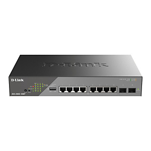 D-Link DSS-200G-10MP/E, Gestionado, Gigabit Ethernet (10/100/1000), Bidireccional completo (Full duplex), Energía sobre Ethernet (PoE), 1U D-Link DSS-200G-10MP/E, Gestionado, Gigabit Ethernet (10/100/1000), Bidireccional completo (Full duplex), Energía sobre Ethernet (PoE), 1U