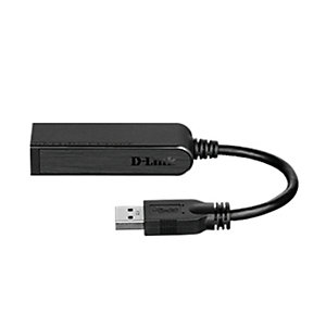 D-Link DUB-1312, Interno, Alámbrico, USB, Ethernet, 1000 Mbit/s, Negro