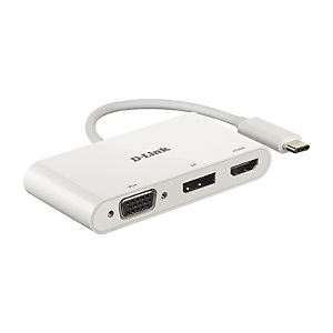 D-Link DUB-V310, Alámbrico, USB 3.0 (3.1 Gen 1) Type-C, Blanco, CE, FCC, IC, RCM, CC, 0.04 A D-Link DUB-V310, Alámbrico, USB 3.0 (3.1 Gen 1) Type-C, Blanco, CE, FCC, IC, RCM, CC, 0.04 A