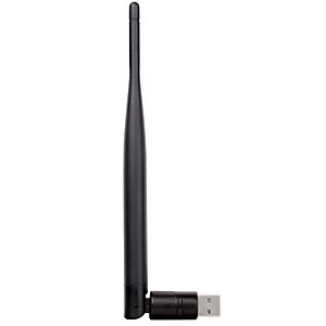 D-Link DWA-127, Inalámbrico, USB, WLAN, Wi-Fi 4 (802.11n), 150 Mbit/s, Negro