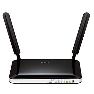 D-Link DWR-921, Wi-Fi 4 (802.11n), Ethernet, 3G, 4G, 4G, Negro, Blanco