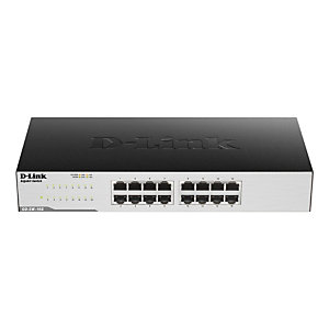 D-Link GO-SW-16G, No administrado, Gigabit Ethernet (10/100/1000), Bidireccional completo (Full duplex)