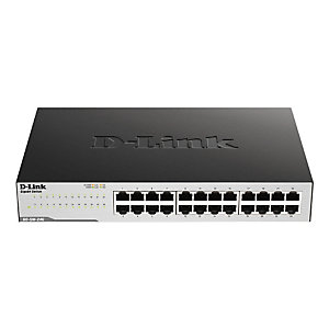 D-Link GO-SW-24G, No administrado, L2, Gigabit Ethernet (10/100/1000), Bidireccional completo (Full duplex), Montaje en rack, 1U GO-SW-24G/E