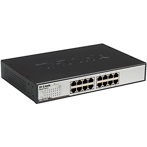 D-Link, Switch, Switch 16 pt gigabit 10/100/1000, DGS-1016D