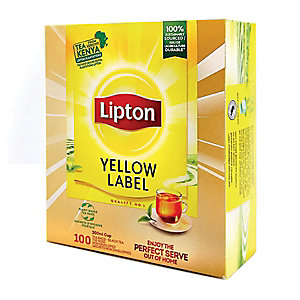 LIPTON Boîte de thés Lipton Yellow Label, 100 sachets