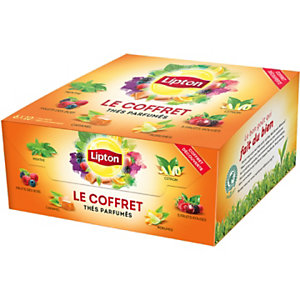 Lipton Coffret Thés Parfumés assortis - 60 Sachets fraîcheur