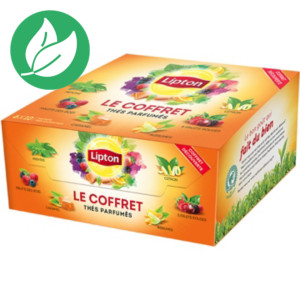 Lipton Coffret Thés Parfumés assortis - 60 Sachets fraîcheur Lipton Coffret Thés Parfumés assortis - 60 Sachets fraîcheur