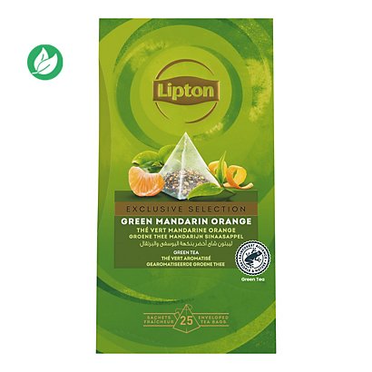 Lipton Exclusive Selection Thé mandarine orange - 25 sachets fraîcheur