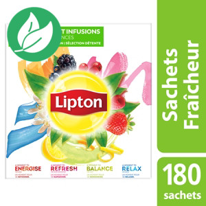 Lipton Feel Good Selection Coffret Thés et Infusions - 180 sachets fraîcheur Lipton Feel Good Selection Coffret Thés et Infusions - 180 sachets fraîcheur