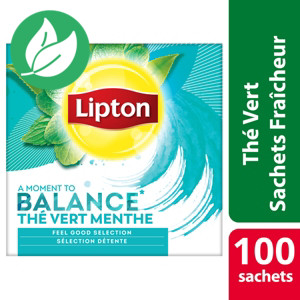 Lipton Thé vert, menthe, sachet, 1,5 g Lipton Thé vert, menthe, sachet, 1,5 g