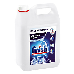 Liquide de lavage machine lave-verres Finish Calgonit 5 L Liquide de lavage machine lave-verres Finish Calgonit 5 L
