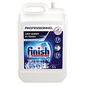 Liquide lave-verre antitaches Finish Professional 5 L Liquide lave-verre antitaches Finish Professional 5 L