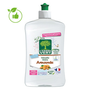 Liquide vaisselle écologique 2 en 1 L'Arbre Vert Amande 500 ml
