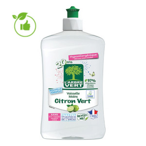 Liquide vaisselle écologique 2 en 1 L'Arbre Vert citron vert 500 ml