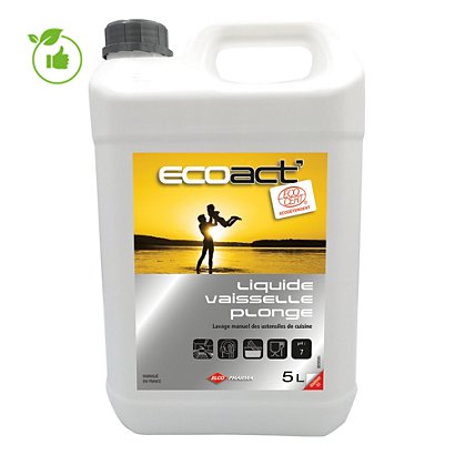 Liquide vaisselle écologique HACCP Ecoact' citron 5 L