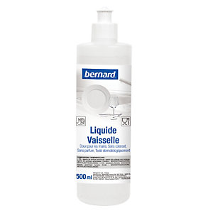 Liquide vaisselle concentré Bernard peaux sensibles 500 ml