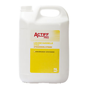 Liquide vaisselle économique Actiff Pro citron 5 L