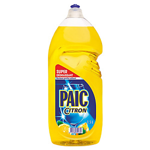 Liquide vaisselle main concentré Paic citron, flacon de 1,5 L Liquide vaisselle main concentré Paic citron, flacon de 1,5 L