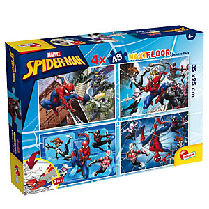 LISCIANI Puzzle maxi - Marvel ''Spiderman'' - 4 x 48 pezzi