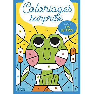 LITO DIFFUSION Bloc 64 pages de coloriage codés progressifs avec chiffres et couleurs. A partir de 5 ans. LITO DIFFUSION Bloc 64 pages de coloriage codés progressifs avec chiffres et couleurs. A partir de 5 ans.