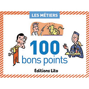LITO DIFFUSION Boîte de 100 bons points thèmes les métiers avec texte pédagogique format 6,2x8,2cm LITO DIFFUSION Boîte de 100 bons points thèmes les métiers avec texte pédagogique format 6,2x8,2cm
