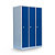 Lockerkast 1-deurs met scheidingswand donkerblauw 50 x 118,5 x 180 cm - 1