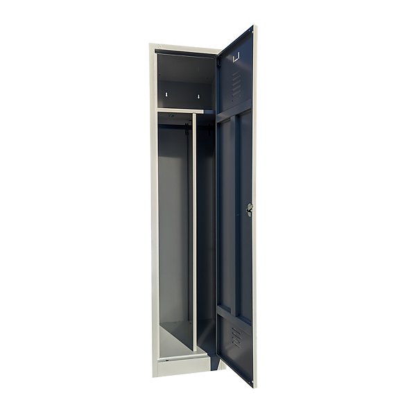 Lockerkast 1-deurs zonder scheidingswand  donkerblauw 50 x 60 x 180 cm - 4