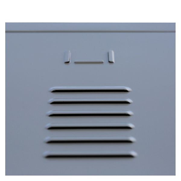 Lockerkast 2-deurs zonder scheidingswand lichtgrijs 6 deuren 50 x 88,5 x 180 cm - 6