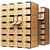 Loeff's Patent Contenitore Jumbo Container, 42,5 x 40 x 28 cm, Marrone (confezione 15 pezzi) - 4