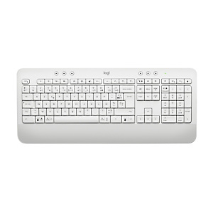 Logitech 920-011023, Sans fil, Bluetooth, Clavier à membrane, AZERTY, Blanc, Souris incluse Logitech 920-011023, Sans fil, Bluetooth, Clavier à membrane, AZERTY, Blanc, Souris incluse