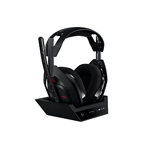 LOGITECH ASTRO Gaming A50, Sans fil, Gaming, 20 - 20000 Hz, 375 g, Casque, Noir 939-002224 LOGITECH ASTRO Gaming A50, Sans fil, Gaming, 20 - 20000 Hz, 375 g, Casque, Noir 939-002224