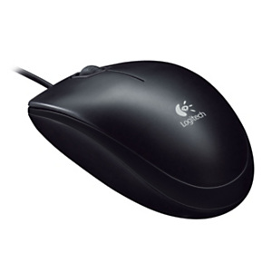 Logitech B100 Mouse ottico USB, Nero Logitech B100 Mouse ottico USB, Nero