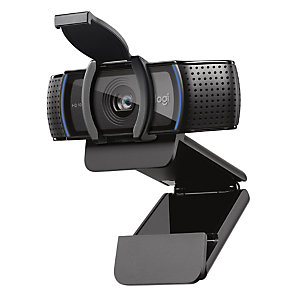 Logitech C920s webcam, 1920 x 1080 pixels, 30 ips, 720p,1080p, Noir, A cliper/à poser, 1,5 m 960-001252
